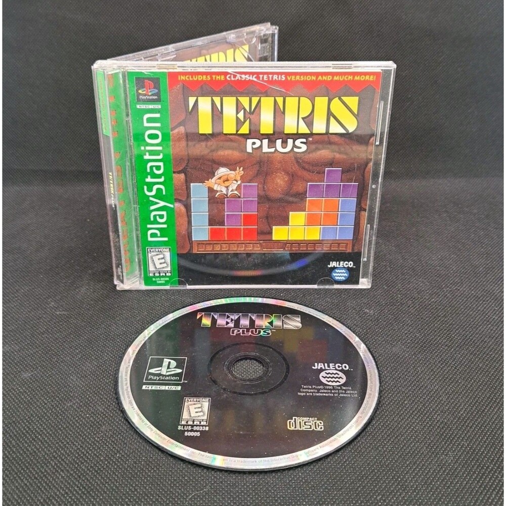 Tetris Plus PS1 Sony PlayStation 1 Greatest Hits Complete CIB Tested Works PSOne